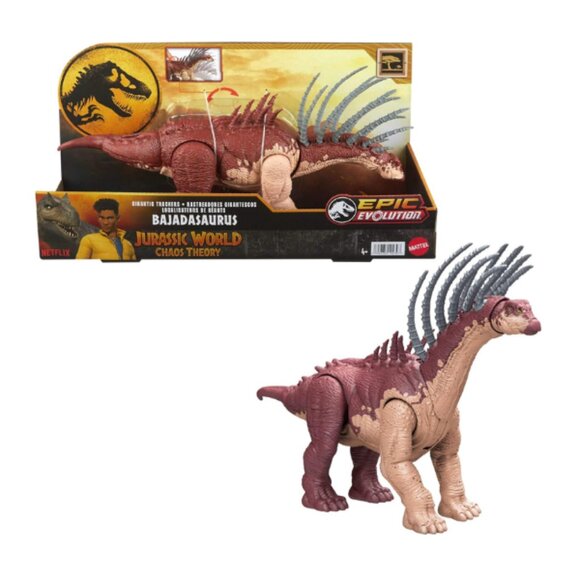 Mattel Jurassic World Gigantic Trackers Action Figure, Bajadasaurus Dinosaur Toy - Picture 1 of 5